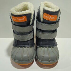 Cat & Jack Toddler Duck Boots | Size 7 | Faux Fur Lined Thermolite